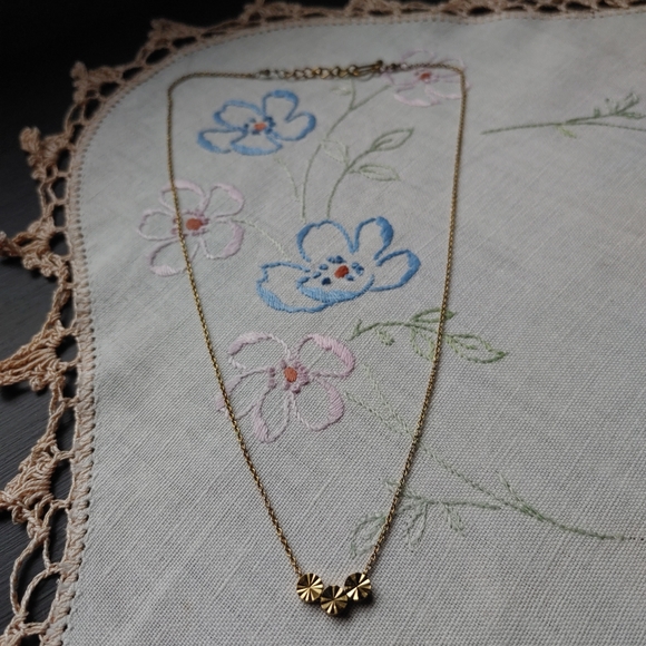 Aurora Brass Necklace by Purpose - Picture 2 of 12